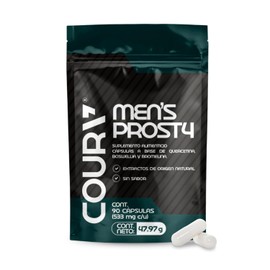 COURA - Mens Prost4 - Con Quercetina, Cúrcuma, Boswellia y Bromelina - 90 Cápsulas - Fórmula Con Extractos Naturales - Suplemento Para Hombre - Bienestar y Rutina Activa