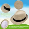ASMIZ 6 Pack 1920s Fedora Hats Bulk for Men Short