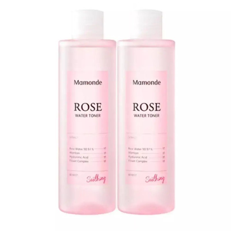 Mamonde 마몽드 로즈워터 토너 수분 보습 진정 250mlx2병 Mamonde Rosewater