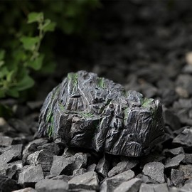 Hide a Spare Key Box - Outdoor Waterproof Fake Rock Key Hider Safe Storage Lock Box - Safe for Outdoor Garden or Yard, Geocaching