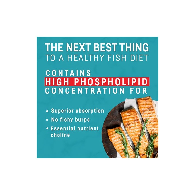 Kori Krill Suplemento de Omega 3, aceite de krill antártico