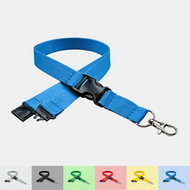 linie zwo ®, Pack of 10 lanyards 20 mm, easy