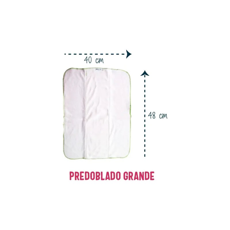 Pañal Predoblado Gde Y Cubierta Estam Pack Retro Ecopipo