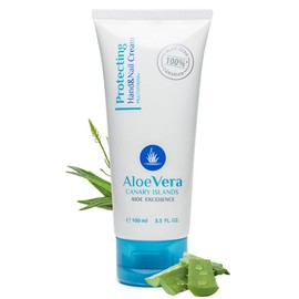 Aloe Excellence Hand and Nail Cream Nourishing Moisturising Cream with Vitamins and Canary Aloe Vera Hand Care Smoothness and Protection with Long-Lasting Effect 100 ml
