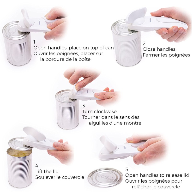 Starfrit Little Beaver Can Opener - Safe, Hygienic, and Practical