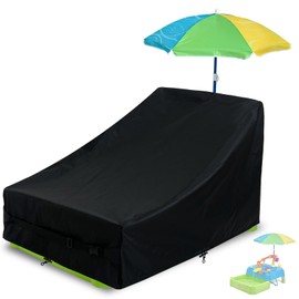 Kids Water Table Cover for Step2 Waterpark Wonders Two-Tier Water Table,Toddler Water Play Table Covers for Water Table for Toddlers 1.5+ Years Old,Waterproof Dust Proof Water Table Accessories Cover