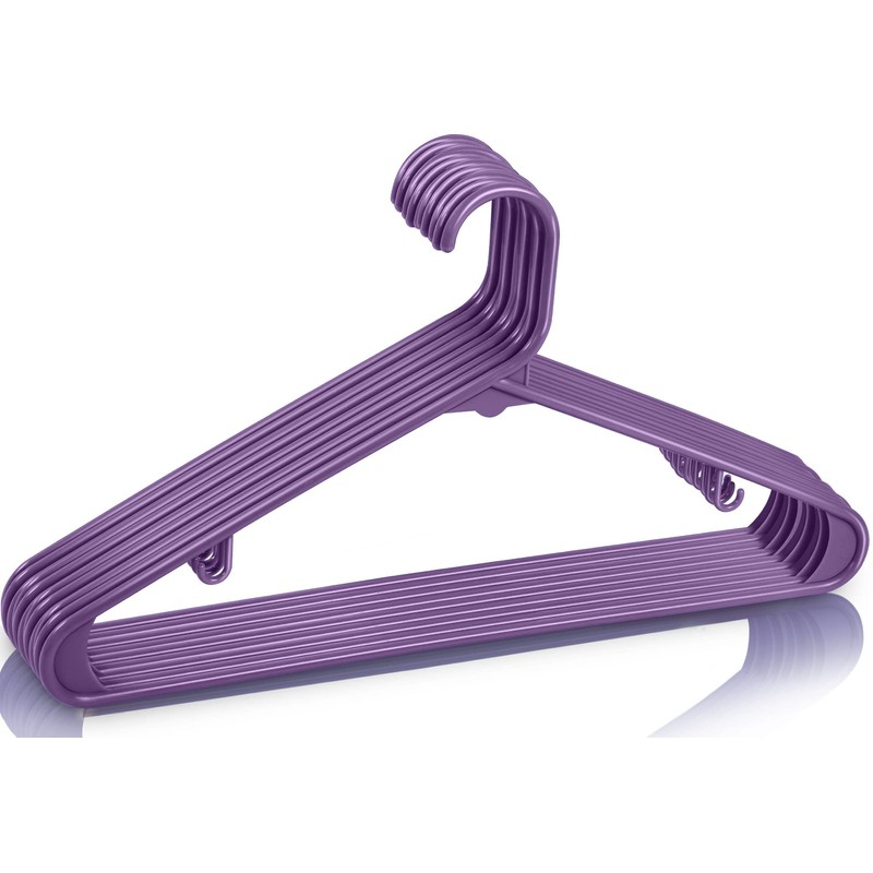 Utopia Home Plastic Hangers 50 Pack - Clothes Hanger with