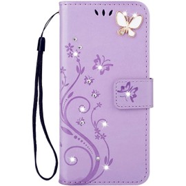 BASIO4 Case / KYV47 Case Folio Case with Cute Stylish Strap Card Storage Wallet Type Popular Luxury PU Leather Folio Horizontal Function Thin Goods Magnetic Basio4 Case Folio TPU Kyocera NB au kyv47