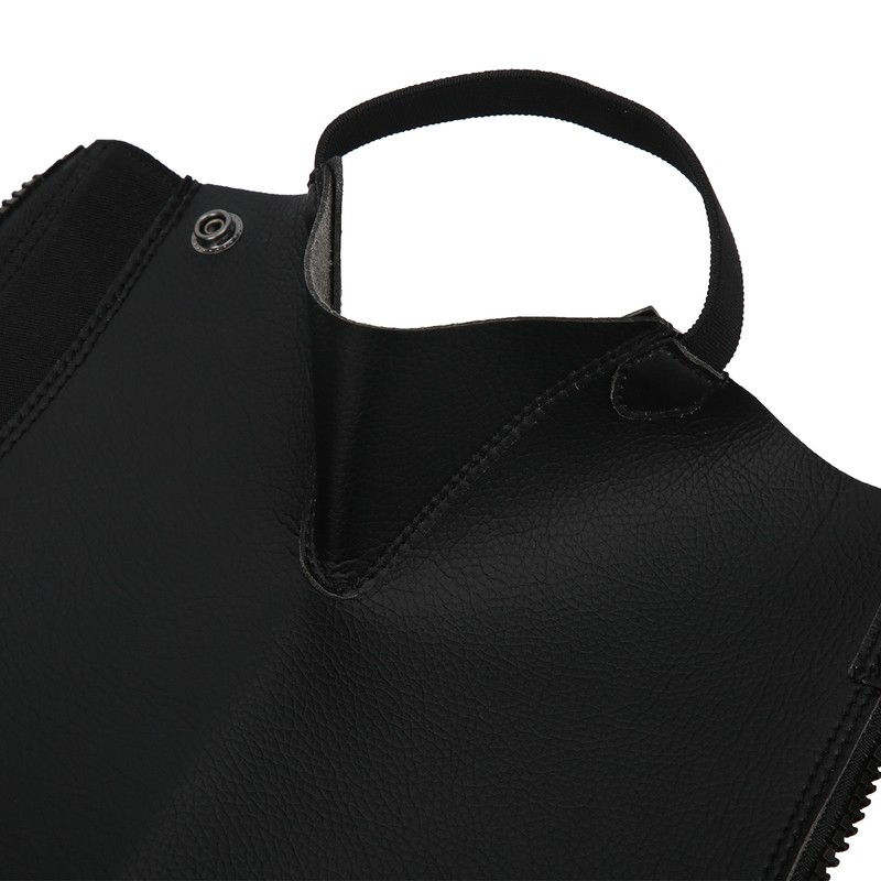 Super Fiber PU Leather Half Chap Horse Riding Body Protector