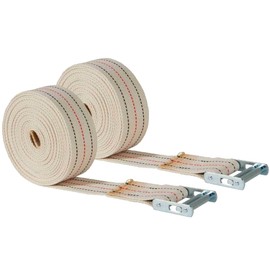 Mytee Products (2 Pack 2" x 20' Piano Moving Strap with Roller Buckle, Made from Cotton Webbing