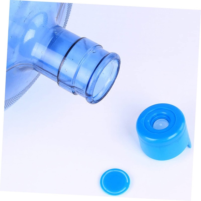 TEHAUX 35Pcs Splash Water Jug Sealing Caps Blue Spill Covers