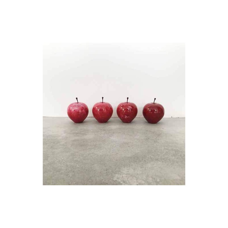 Marble Apple Large Marble Apple Large Red Red Interior Marble