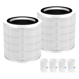 2 Pack H7126 Replacement Filter Compatible with GoveeLife Mini Air Purif-ier Filter, 3-Stage Air Filter Replacement for H7126 Fit for Govee Air Purif-ier Filter, 4 Extra Pre-Filters