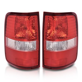 Tail Light Assembly Compatible with 2004 Ford F150 New Body Style/Fit 2005 Ford F150/Fit 2006 Ford F150 Production Date To August 8 2007 Left Right Side W/o Bulb,Tail Lamps Rear Lights