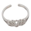 Touch Jewellery 925 Sterling Silver Lotus Toe Ring