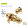 Lion Tools Pack 2 Pzas Cerradura Tipo Pomo Para Recamara