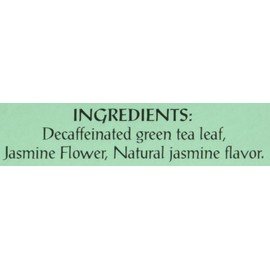 Triple Leaf Tea Jasmine Green Tea Decaffeinated Tea Bags, Pack of 2
