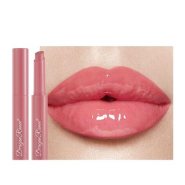 Hydrating Non-Sticky Lip Balm & Lipstick Set, 12 Shades, Lasting Colour & Moisture (07, TRAVEL SIZE)