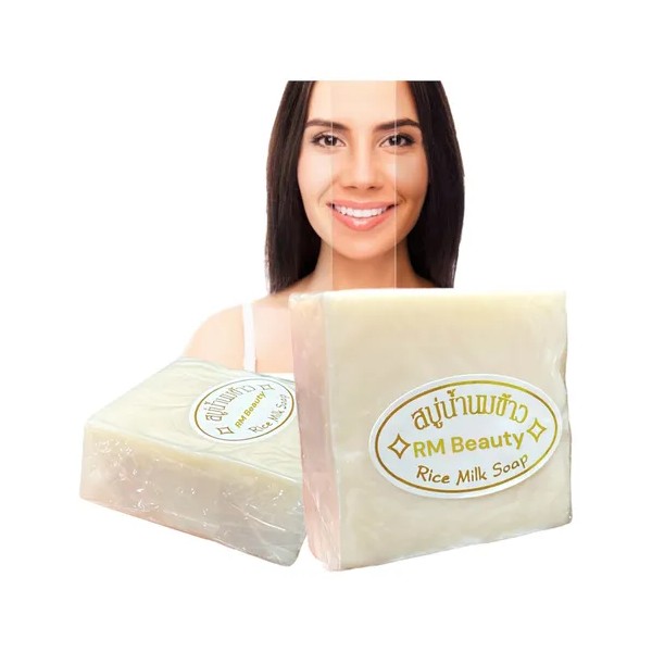 Rm Beauty Jabón Arroz Tailandés Aclara Exfolia Piel Quita Manchas