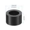 PATIKIL M10 Round Electrical Outlet ABS Spacers Washer, 30 Pcs
