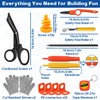 FEMBW Cardboard Construction Kit – 150 PCS DIY STEM Craft