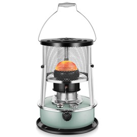 Kerosene Heater, Kerosene Heaters for Indoor Use, Portable Non Electric Stove for Camping, Outdoor, Home, Cooking, Garage, Emergency Oil Heater (4.5L, Blue)