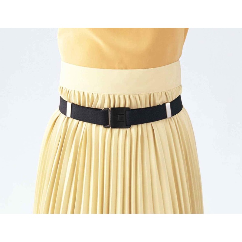 Cogit Secretly Adjustable Belt, Black, Total Length: 34.3 inches (87