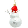 SIKORA BS703 Snowman with Branches, Christmas Tree Decoration, Glass Figure,