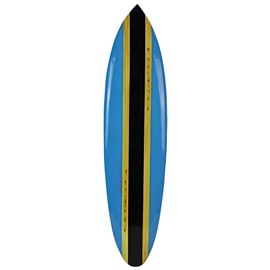 Chesapeake Bay Ltd Striped Wooden Surfboard Wall Hanging 39 inch Beach Décor