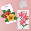 GLOBLELAND Cutting Dies Flowers Metal Cutting Stencils Lily and Hibiscus