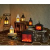 Kameyama Illuminine Mini Fire Lantern SBK Size: Approx. W4.1 inches