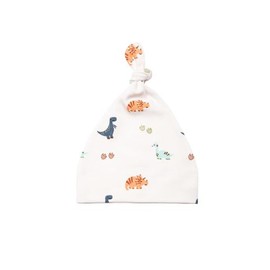 Our Green House Organic Knot Hat 0-3 - Dino Print