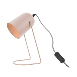 Leitmotiv Enchant Steel Table Lamp Matt Soft Pink Height 30 cm Diameter 18 cm Excl. E14 Max. 40 W