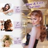 BARSDAR Medium Auburn Wavy Drawstring Ponytail Extensions, 20 Inch Drawstring