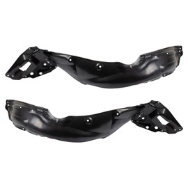 TRQ Inner Fender Liner Set Compatible with 2009-2010 Pontiac Vibe GM1248210 GM1249210