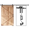 EaseLife 12 FT Sliding Barn Door Track and Handle Hardware