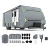 Travel Trailer RV Cover, Extra-Thick Upgraded 8 Layers for Camper