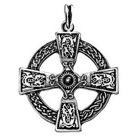 Celtic Cross 925 SS Pendant 925 Sterling Silver Celtic Cross Chain Celtic Jewellery