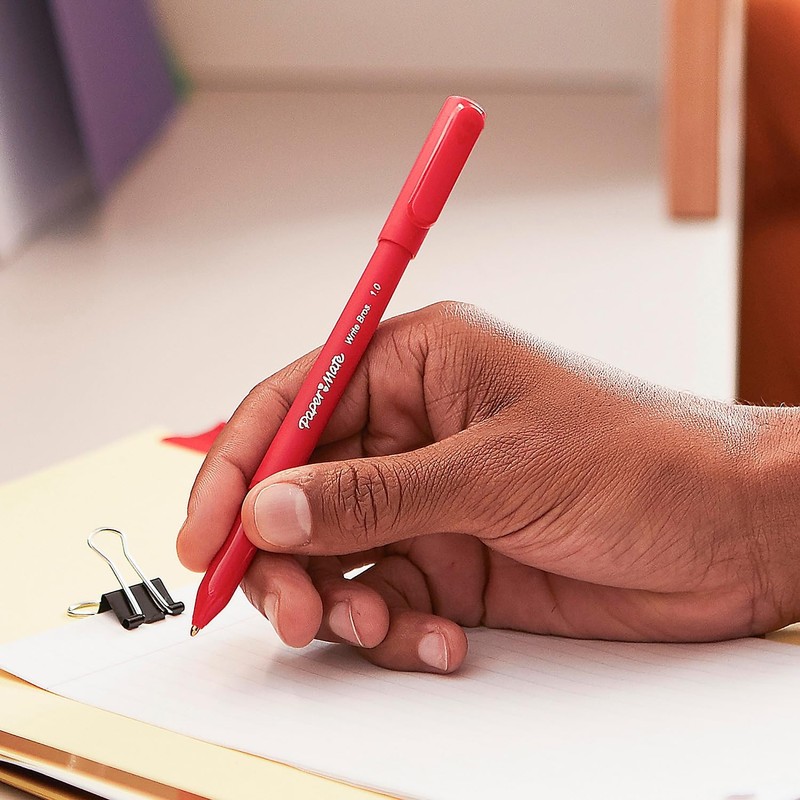 Paper Mate® Write Bros. Ballpoint Stick Pens, Medium Point, 1.0mm,