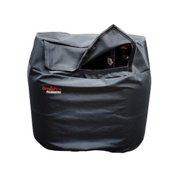 BroilPro Accessories RV Trailer Propane Tank Cover, Fit for Dual 30lb Tanks, Waterproof Replacement Covers for RV/Trailer/Camper, RV Parts RV Accessories -Black