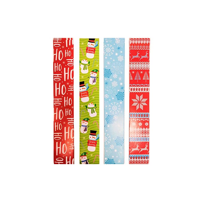 Pack of 80 Printed Creative Christmas Paper Chains - Christmas