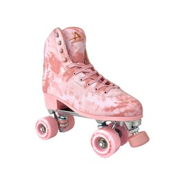 A American Athletic Roller Skate- Georgia Peach Quad Roller Skate, Women Size 7, Pink