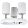 GU10 Ceiling Spotlight Holder 3 Head Rotating Lamp Base Fixture