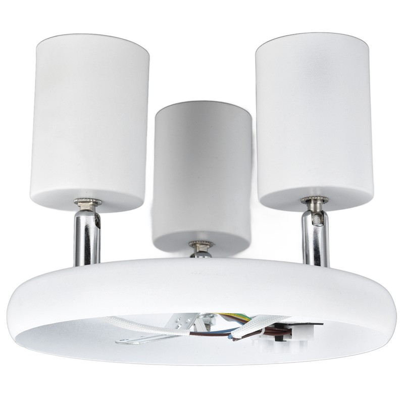 GU10 Ceiling Spotlight Holder 3 Head Rotating Lamp Base Fixture