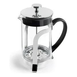 Ibili Cafetera De Embolo / Francesa De Borosilicato 600 Ml Ibili Color Plateado