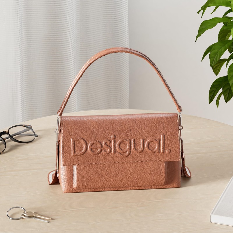 Desigual Bandolera M Logo, brown