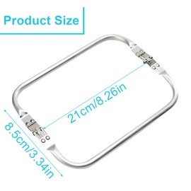 Reccisokz Pack of 2 210 x 85 mm Pocket Hanger Purse Frame Kiss Retro Metal Clasp Wallet Frame Semicircular Purse Clasp for Handbag DIY Crafts
