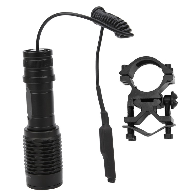 Aluminium Alloy Night Viewing Zoom Torch IPX6 Waterproof Hunting Flashlight