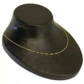 FindingKing Black Plastic Necklace Bust Display Chain Holder Showcase