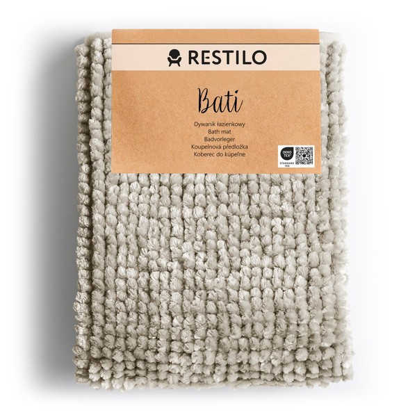 RESTILO Bath Mat 70 x 120 cm Bath Mat Non-Slip